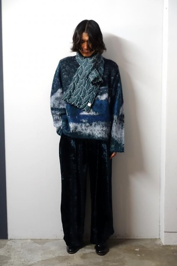 SHINYAKOZUKA(シンヤコヅカ)/SCARF/POOL GREEN 通販 取り扱い