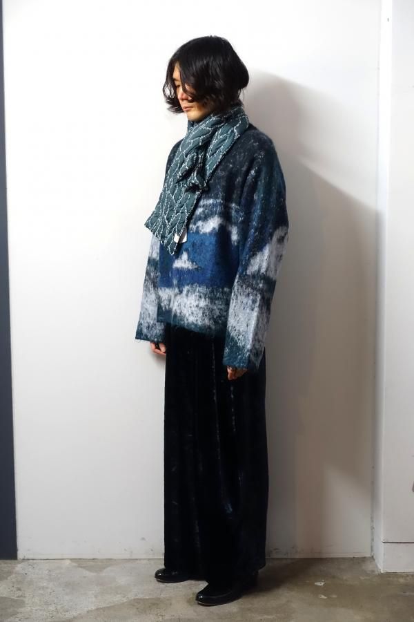 SHINYAKOZUKA(シンヤコヅカ)/SCARF/POOL GREEN 通販 取り扱い
