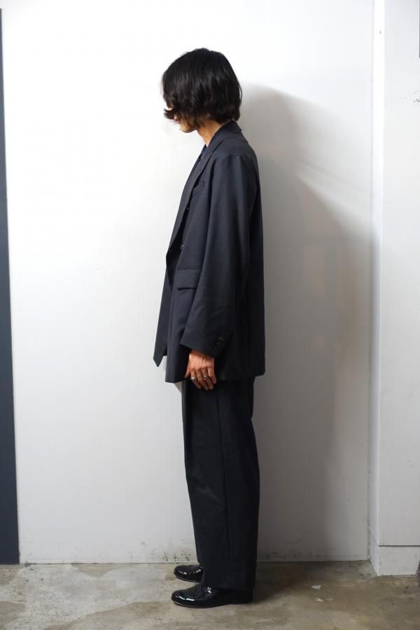 URU(ウル)/DOUBLE BREASTED JACKET/CHARCOAL 通販 取り扱い
