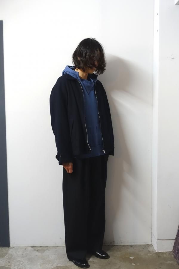 100％本物 URU(ウル)/ZIP RIVER 取り扱い-CONCRETE 通販 BLOUSON/NAVY UP ジャケット・アウター