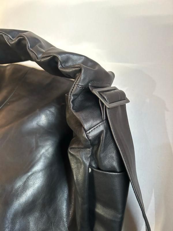 ssstein(シュタイン)/SHIRRING HANDLE LEATHER SHOULDER BAG