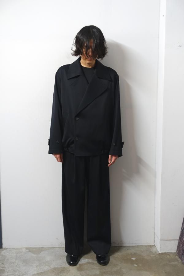 ssstein(シュタイン)/W/SI SATIN TWIST SEAM WIDE EASY TROUSERS