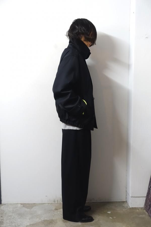 ssstein(シュタイン)/W/SI SATIN TWIST SEAM WIDE EASY TROUSERS