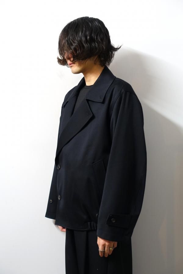 ssstein / シュタイン】W/SI SATIN OVERSIZED DOUBLE BREAST