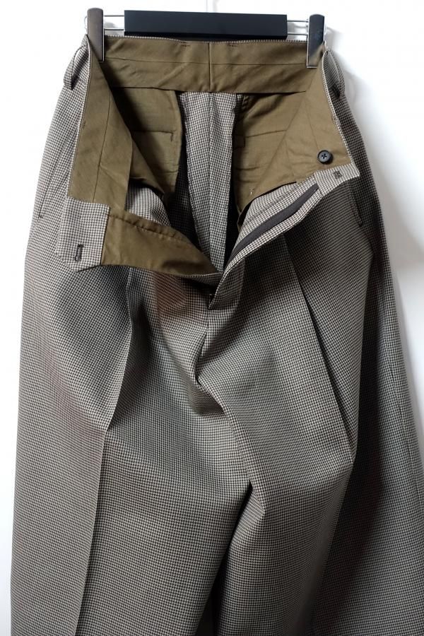 ssstein(シュタイン)/DOUBLE WEAVE HOUNDSTOOTH EXTRA WIDE