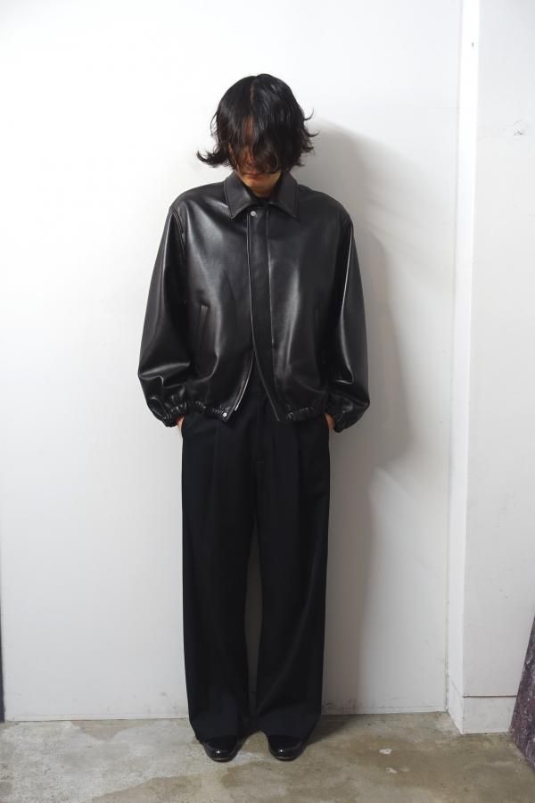 ssstein(シュタイン)/LEATHER ZIP SHORT JACKET/DARK BROWN ssstein(シュタイン)/LEATHER ZIP SHORT JACKET/DARK BROWN