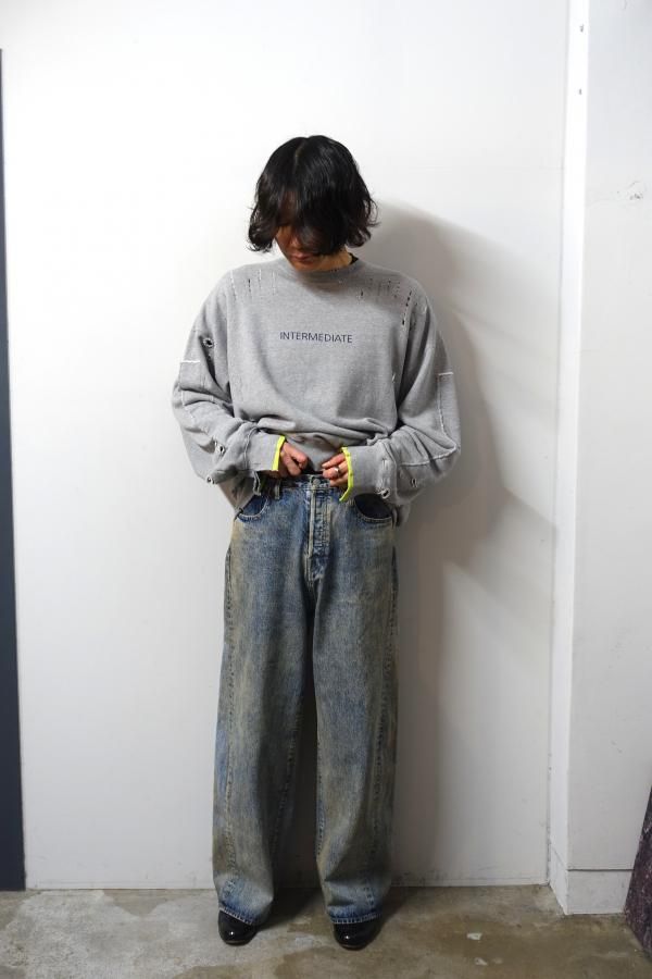 ssstein(シュタイン)/TWIST SEAM BAGGY VINTAGE DENIM JEANS