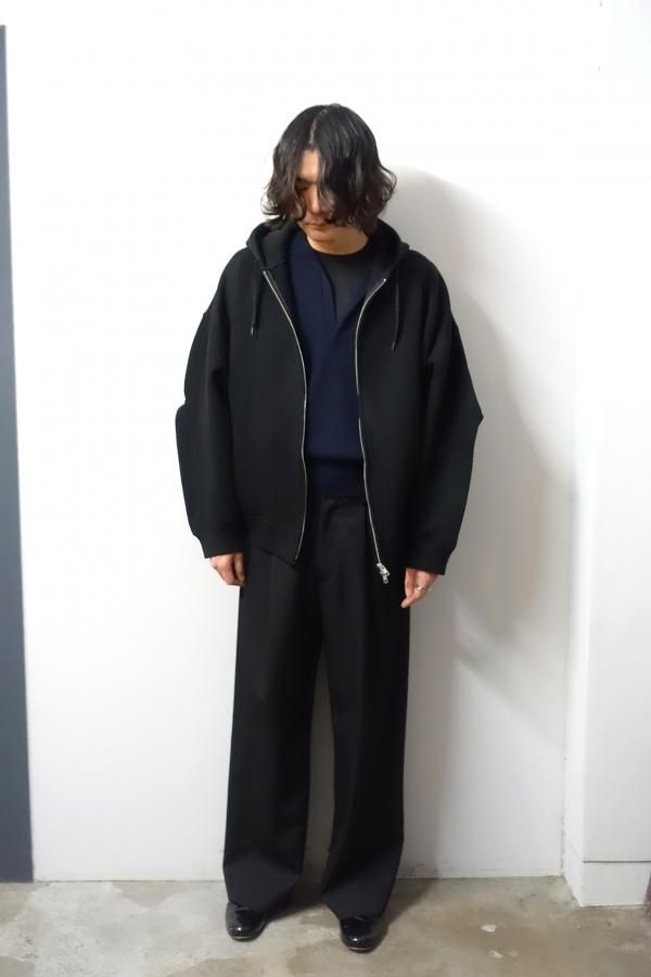 ssstein(シュタイン)/COTTON DOUBLE KNIT TUCKED ZIP HOODY ssstein(シュタイン)/COTTON DOUBLE KNIT TUCKED ZIP HOODY