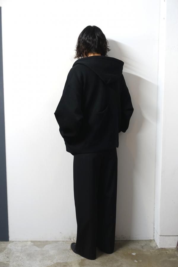ssstein(シュタイン)/COTTON DOUBLE KNIT TUCKED ZIP HOODY
