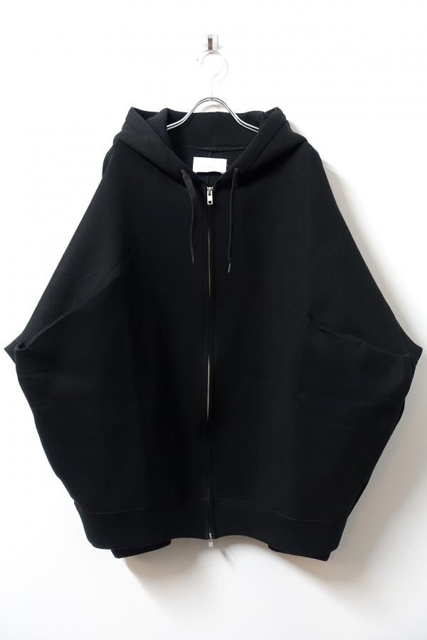 ssstein(シュタイン)/COTTON DOUBLE KNIT TUCKED ZIP HOODY