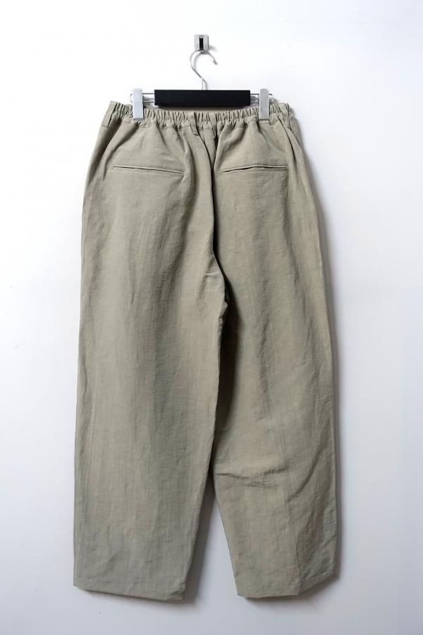 ssstein(シュタイン)/LI/NY POPLIN WIDE EASY TROUSERS/BEIGE ssstein(シュタイン)/LI/NY POPLIN WIDE EASY TROUSERS/BEIGE