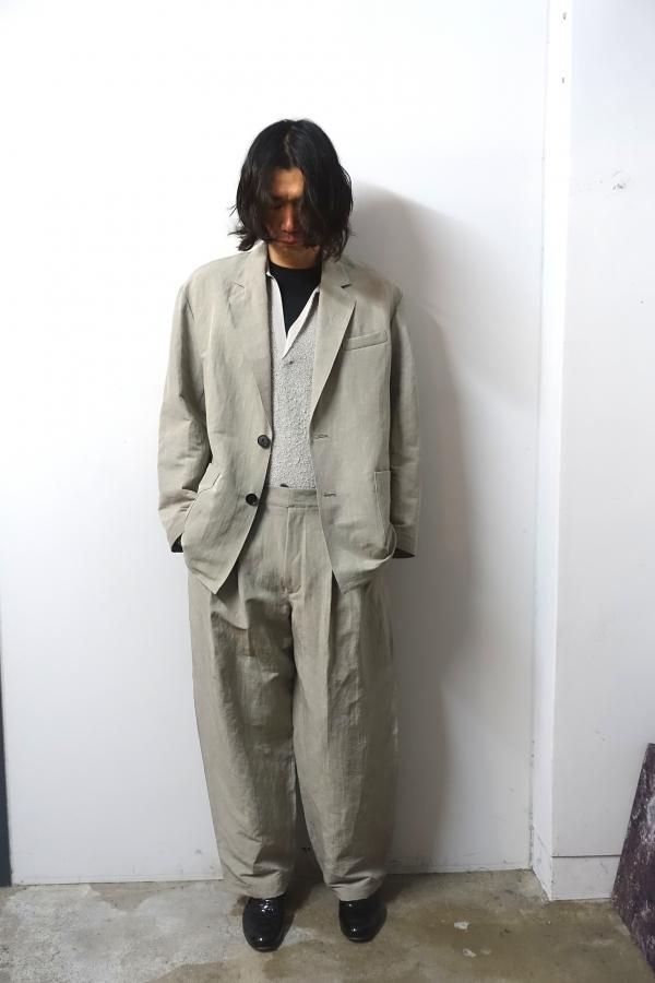 stein  シュタインWide Straight Trousers 21ss Belted Wide Straight Trousers – La Garçonne