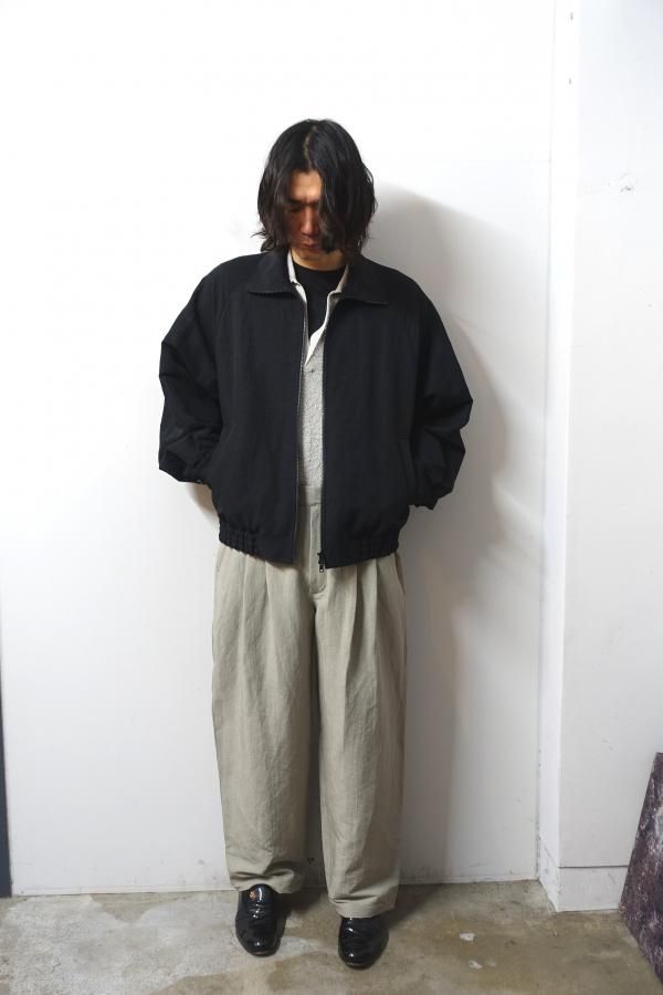 ssstein(シュタイン)/LI/NY POPLIN ZIP UP JACKET/BLACK 通販