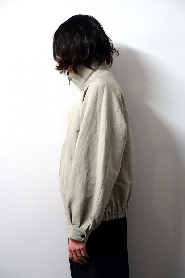 ssstein(シュタイン)/LI/NY POPLIN ZIP UP JACKET/BEIGE GREY ssstein(シュタイン)/LI/NY POPLIN ZIP UP JACKET/BEIGE GREY