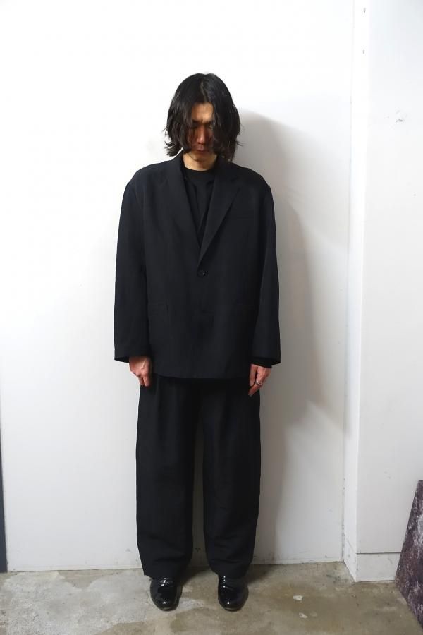 stein DETACHABLE SLEEVES LEATHER BLOUSON・BLACK - tity