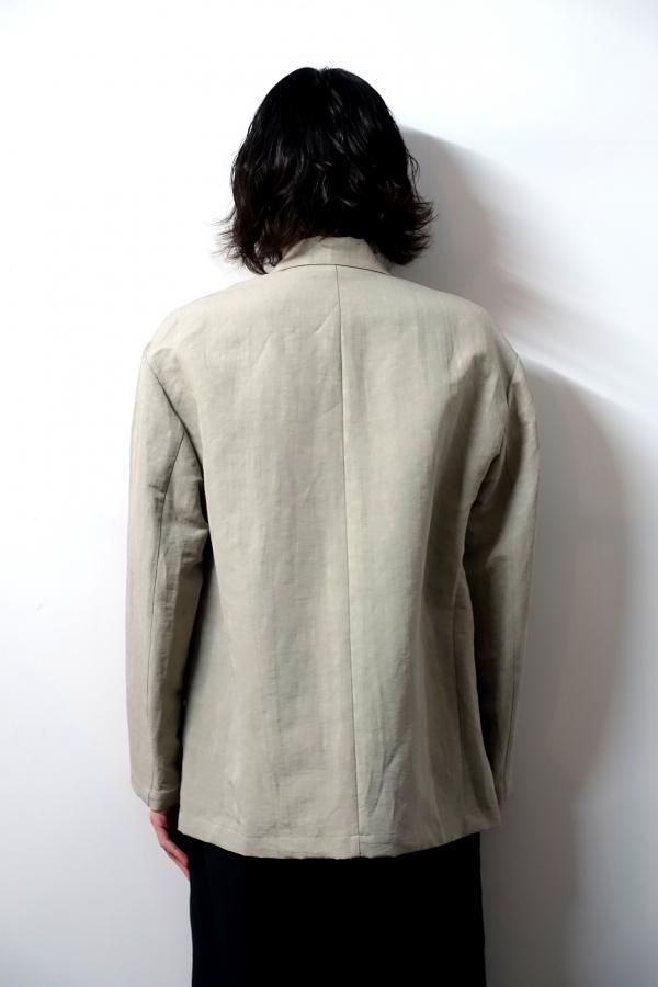 ssstein(シュタイン)/LI/NY POPLIN SINGLE BREASTED JACKET/BEIGE GREY