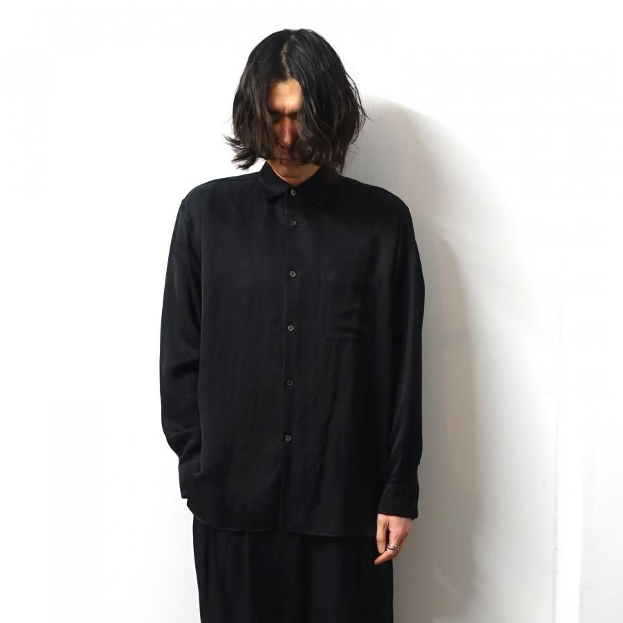 <img class='new_mark_img1' src='https://img.shop-pro.jp/img/new/icons13.gif' style='border:none;display:inline;margin:0px;padding:0px;width:auto;' />ssstein(奿)/VIS/LI TWILL OVERSIZED LS SHIRT/BLACK