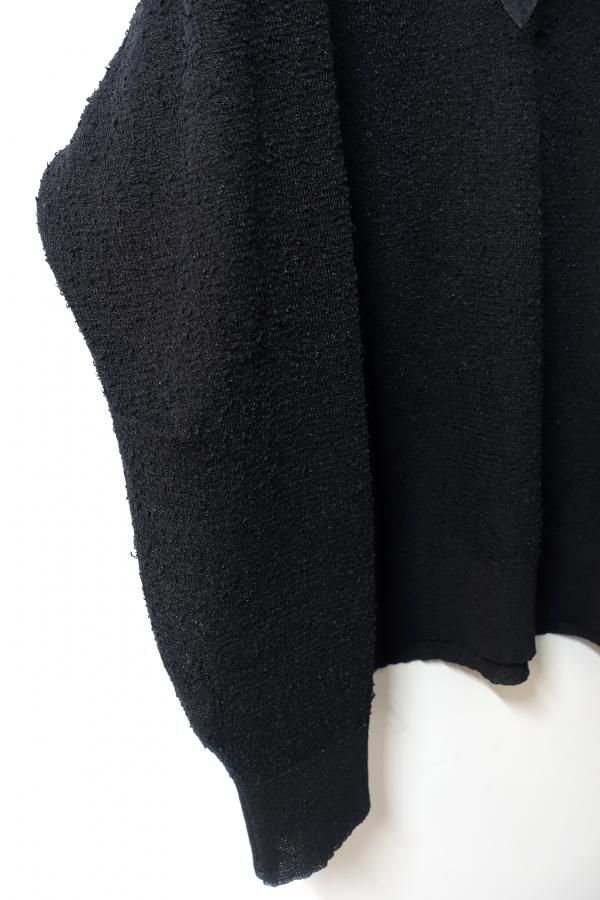 ssstein(シュタイン)/SHEER LIGHT KNIT SKIPPER LS/BLACK 通販 ssstein(シュタイン)/SHEER LIGHT KNIT SKIPPER LS/BLACK 通販