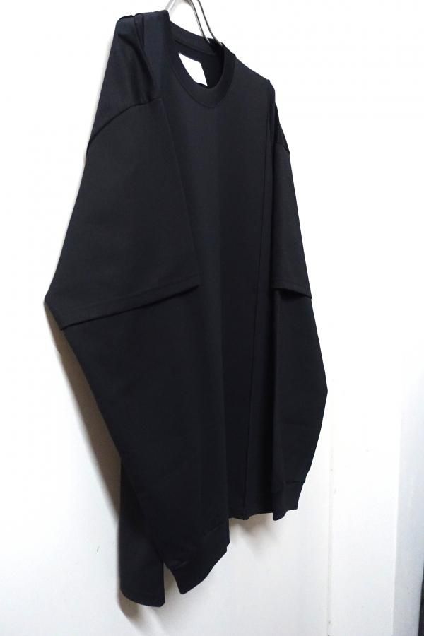 ssstein(シュタイン)/OVERSIZED LAYERED SLEEVE TEE/DARK NAVY