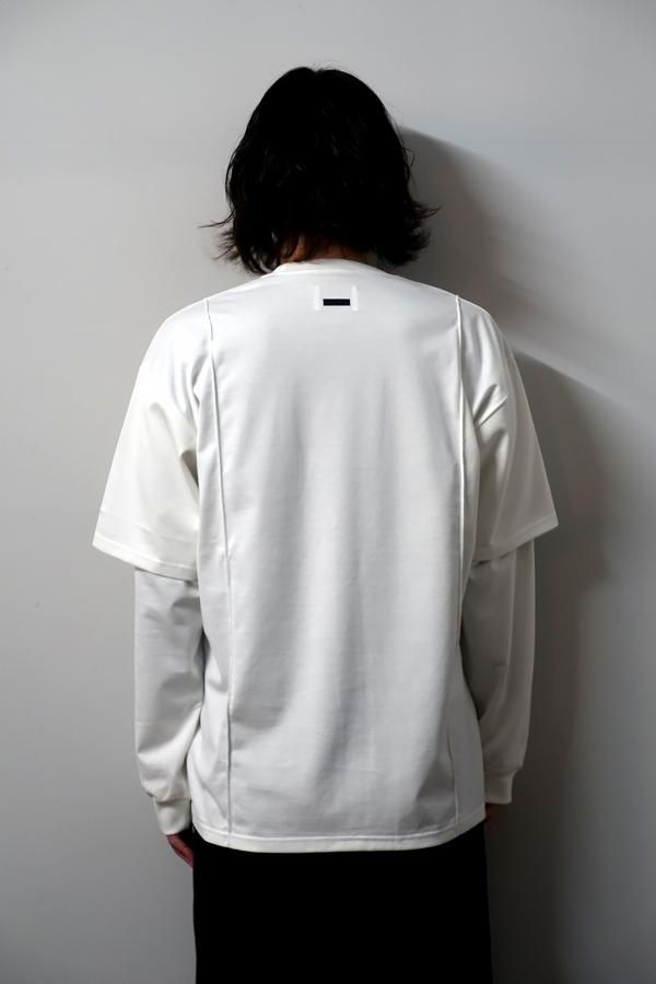 ssstein(シュタイン)/OVERSIZED LAYERED SLEEVE TEE/WHITE 通販 ssstein(シュタイン)/OVERSIZED LAYERED SLEEVE TEE/WHITE 通販