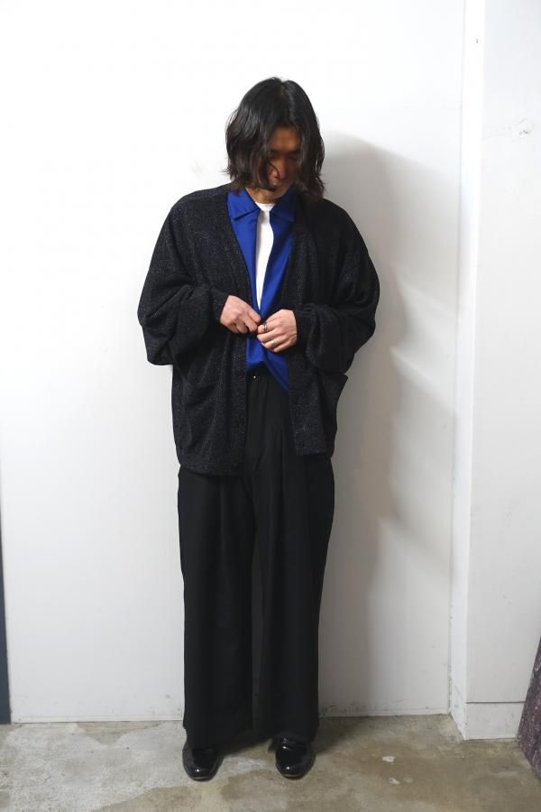 SHINYAKOZUKA(シンヤコズカ)/MASSIVE CARDI/BLACK 通販 取り扱い