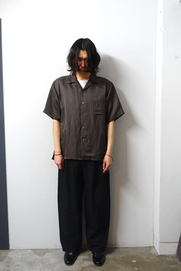 ssstein(シュタイン)/VIS/LI TWILL OVERSIZED OPEN COLLAR SS