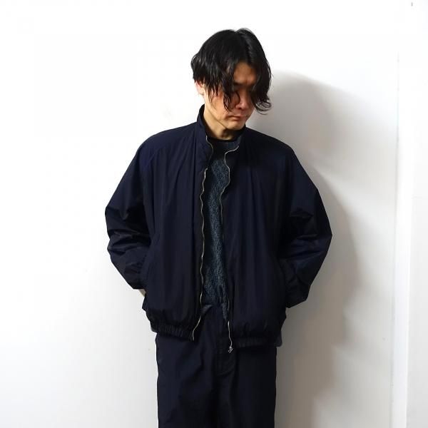 URU(ウル)/ZIP UP BLOUSON/BLACK 通販 取り扱い-CONCRETE RIVER