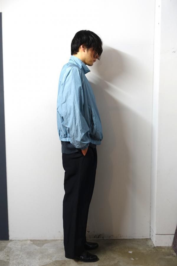 URU(ウル)/ZIP UP BLOUSON/SAX 通販 取り扱い-CONCRETE RIVER