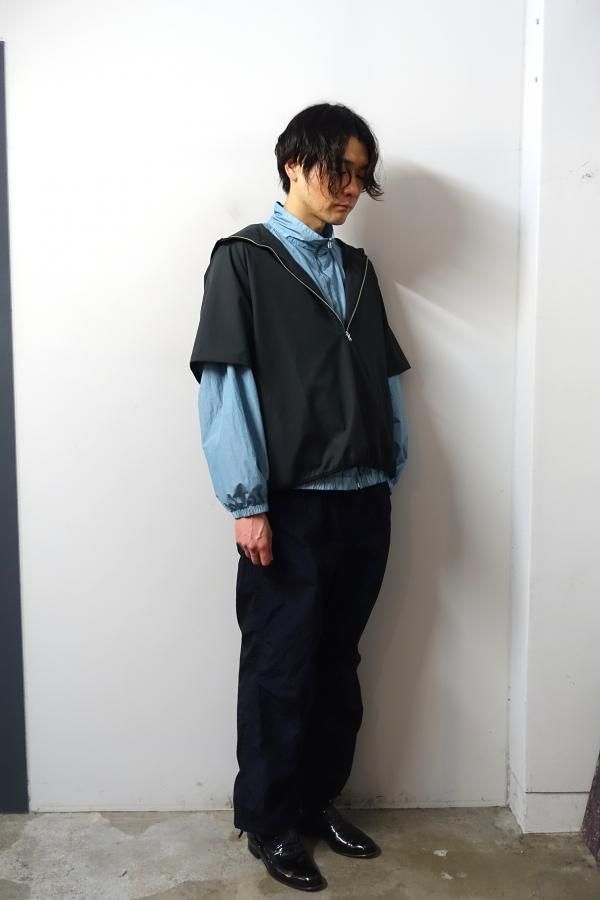 URU(ウル)/ZIP UP BLOUSON/SAX 通販 取り扱い-CONCRETE RIVER