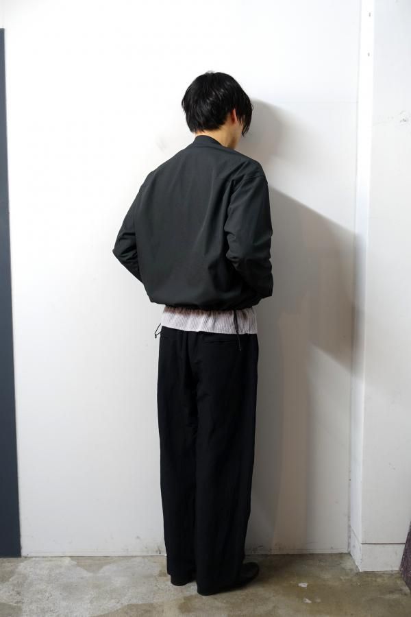 URU(ウル)/ZIP UP BLOUSON/CHARCOAL 通販 取り扱い-CONCRETE RIVER