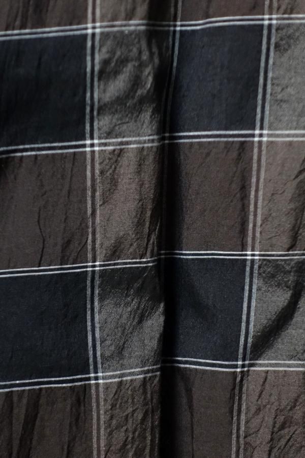 uruページ URU / ウル】 OPEN COLLAR L/S SHIRTS - BROWN / PARK ONLINE STORE
