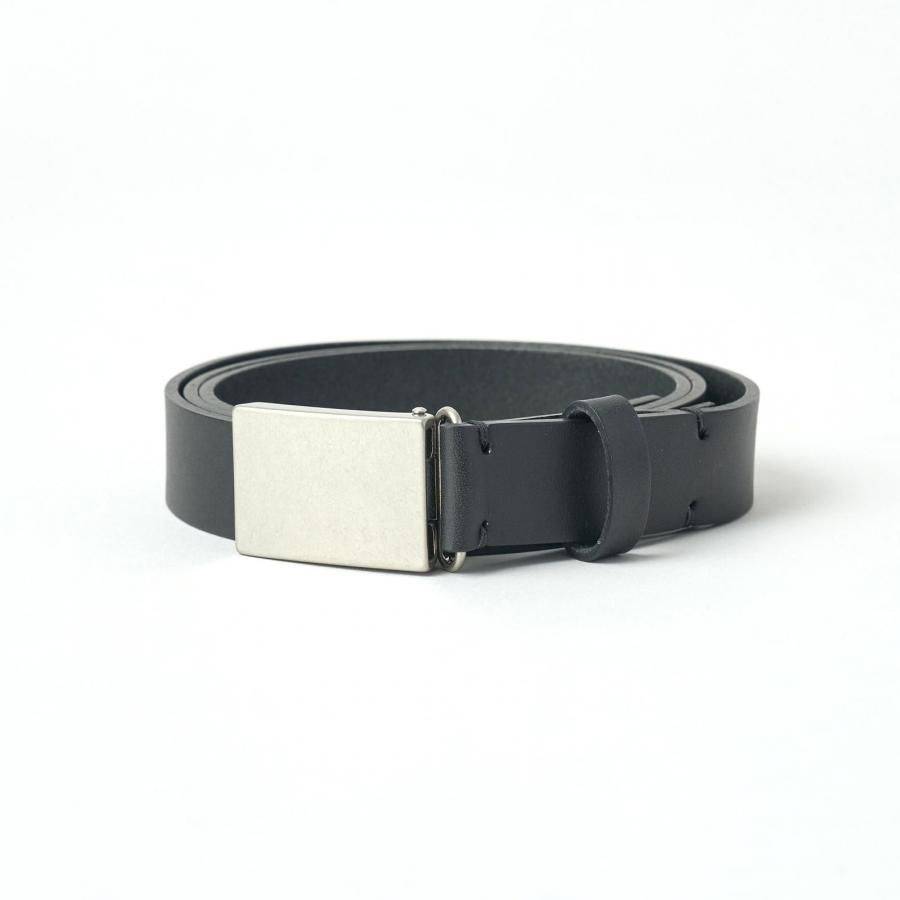 <img class='new_mark_img1' src='https://img.shop-pro.jp/img/new/icons13.gif' style='border:none;display:inline;margin:0px;padding:0px;width:auto;' />ssstein(奿)/LEATHER BELT (PLAIN BUCKLE)/BLACK