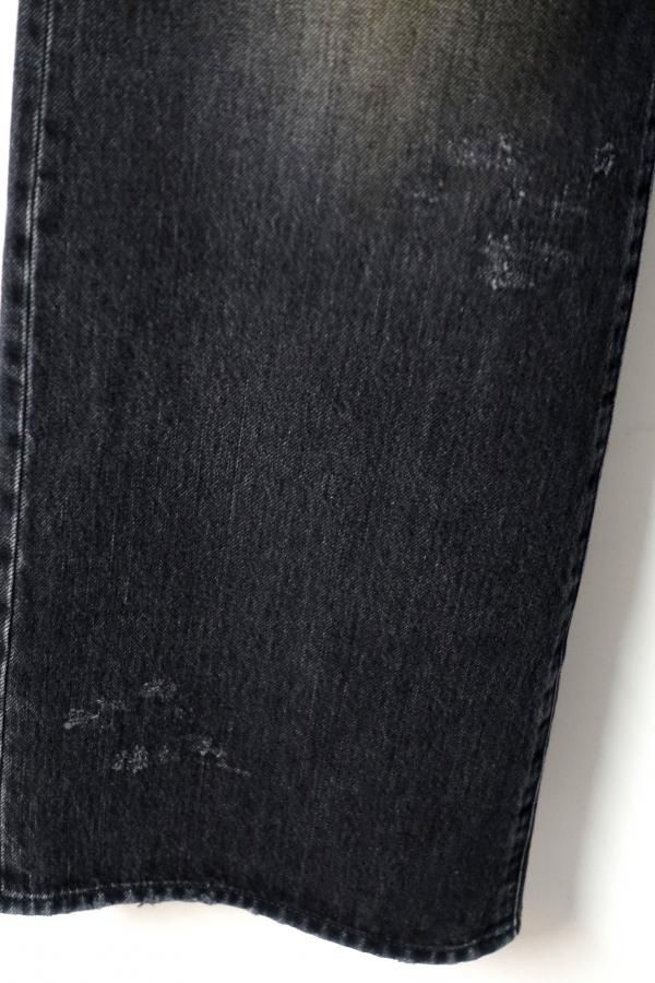 ssstein(シュタイン)/FLARE DENIM JEANS/BLACK 通販 取り扱い