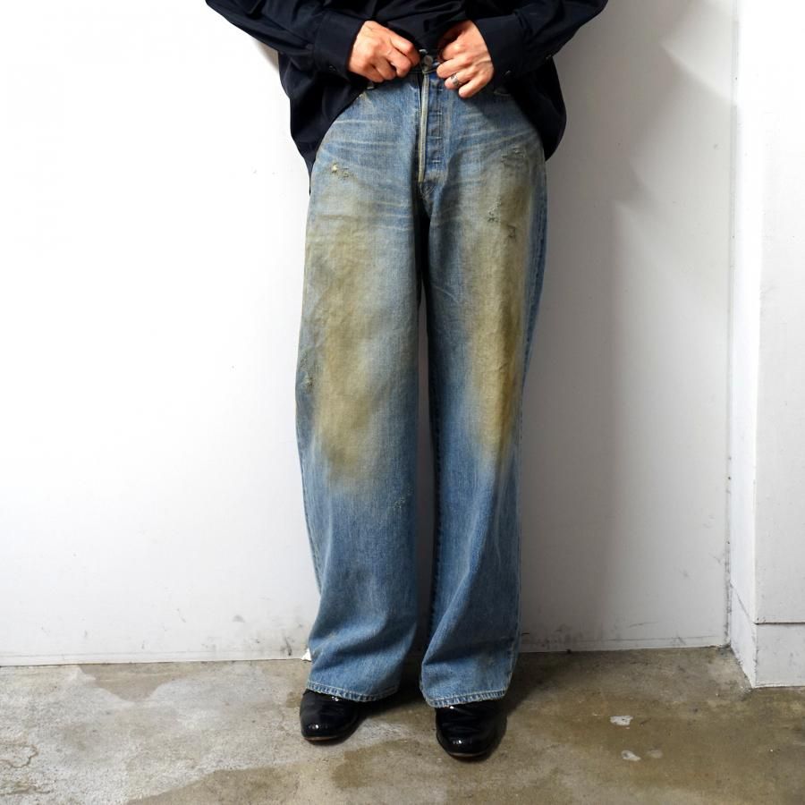 <img class='new_mark_img1' src='https://img.shop-pro.jp/img/new/icons13.gif' style='border:none;display:inline;margin:0px;padding:0px;width:auto;' />ssstein(奿)/LOOSE DENIM JEANS/INDIGO