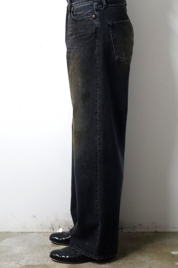 stein ssstein loose denim jeans ブラック　M LOOSE DENIM JEANS – ssstein