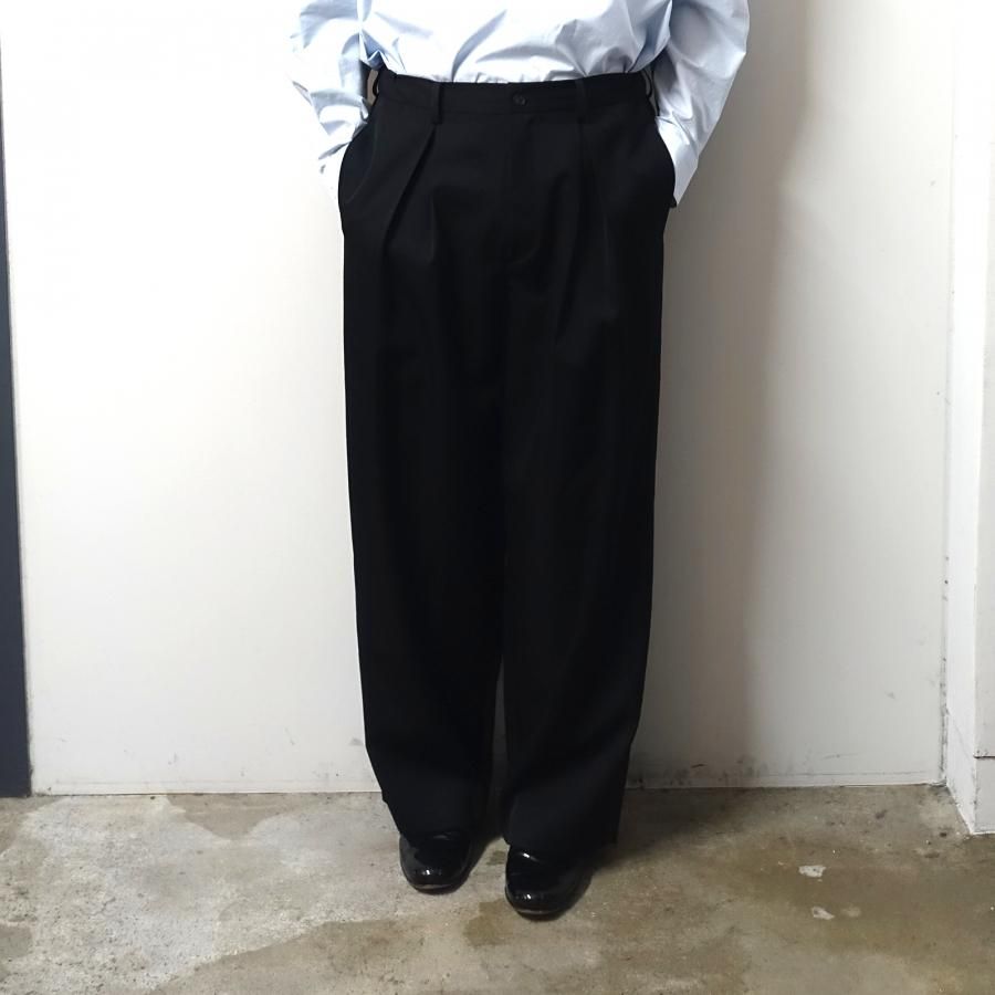 <img class='new_mark_img1' src='https://img.shop-pro.jp/img/new/icons13.gif' style='border:none;display:inline;margin:0px;padding:0px;width:auto;' />ssstein(奿)/EASY WIDE TROUSERS/BLACK