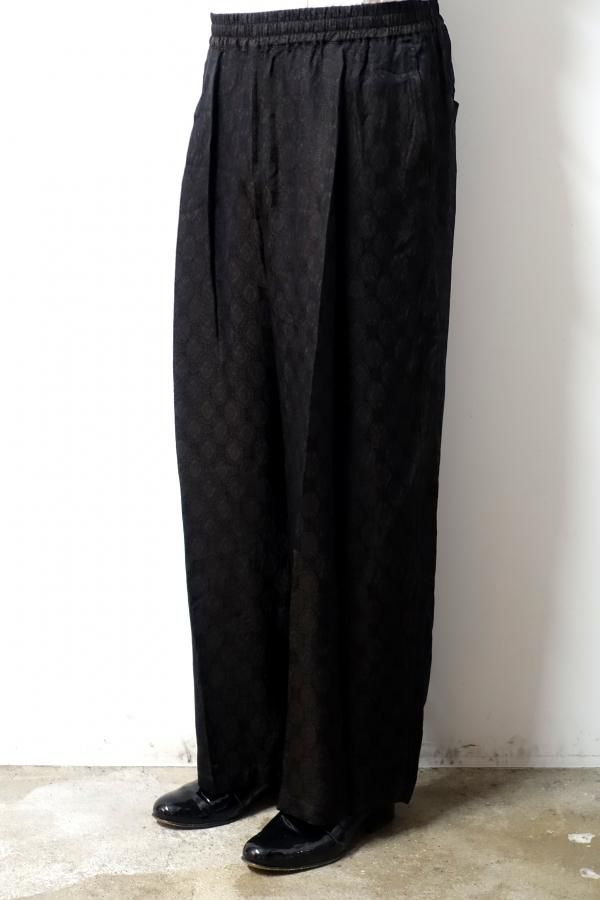 URU 1 TUCK PANTS サイズ 2 ブラック URU(ウル)/1TUCK PANTS/Charcoal 通販 取り扱い-CONCRETE RIVER