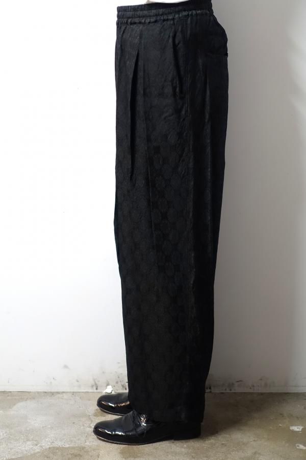 URU(ウル)/1 TUCK PANTS/BLACK 通販 取り扱い-CONCRETE RIVER