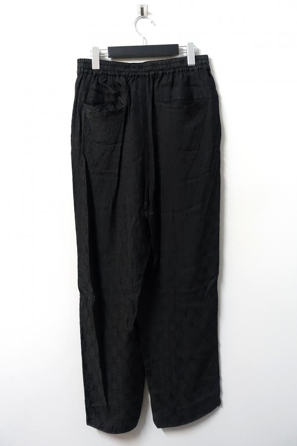 その他 uru URU(ウル)/1 TUCK PANTS/BLACK 通販 取り扱い-CONCRETE RIVER