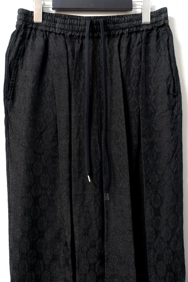 URU(ウル)/1 TUCK PANTS/BLACK 通販 取り扱い-CONCRETE RIVER