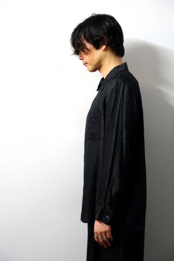 ゥリ坊NO.153 Mサイズ URU(ウル)/ REGULAR COLLAR L/S SHIRTS/CHARCOAL 通販 取り扱い
