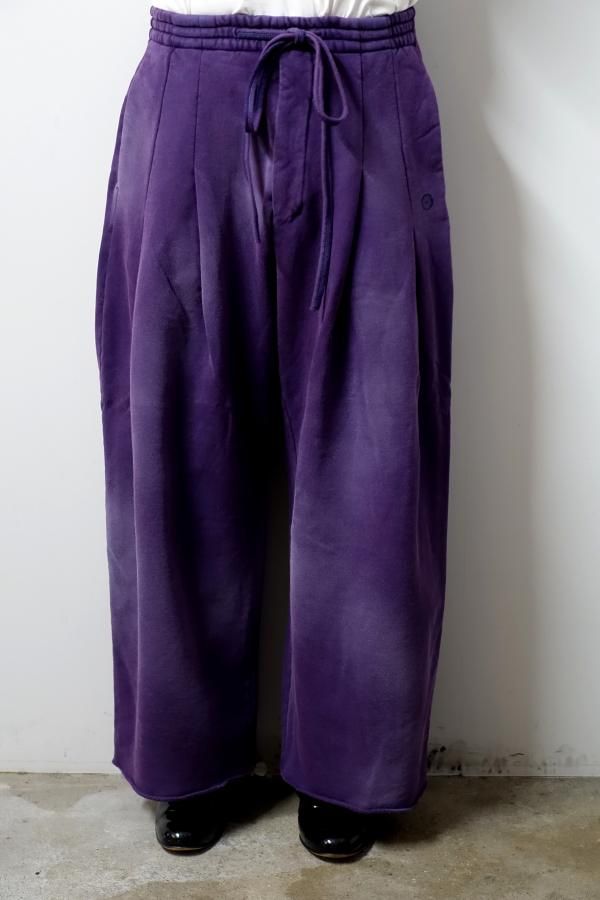 SHINYAKOZUKA(シンヤコズカ)/WASHED ORDINARY HOME BAGGY/AUBERGINE
