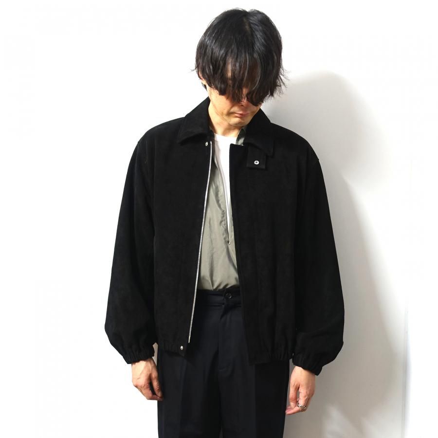 <img class='new_mark_img1' src='https://img.shop-pro.jp/img/new/icons13.gif' style='border:none;display:inline;margin:0px;padding:0px;width:auto;' />ssstein(奿)/COW SUEDE ZIP SHORT JACKET/BLACK