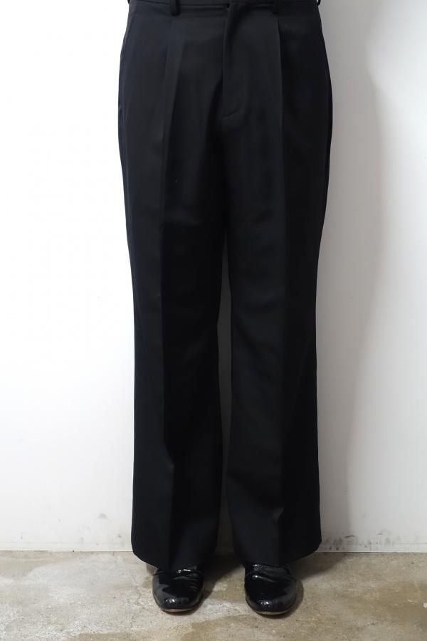 ssstein(シュタイン)/FLARE TROUSERS/BLACK 通販 取り扱い