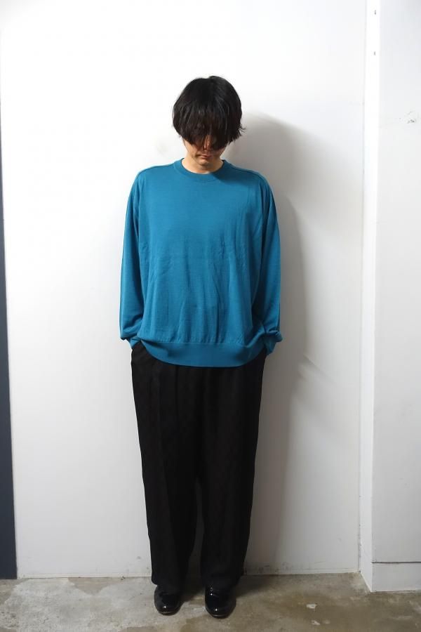 URU(ウル)/CREW NECK KNIT/D.SAX 通販 取り扱い-CONCRETE RIVER