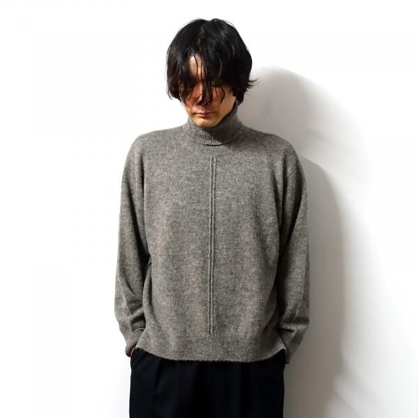 ssstein(シュタイン)/WOOL/ALPACA KNIT LOOSE TURTLE NECK PO