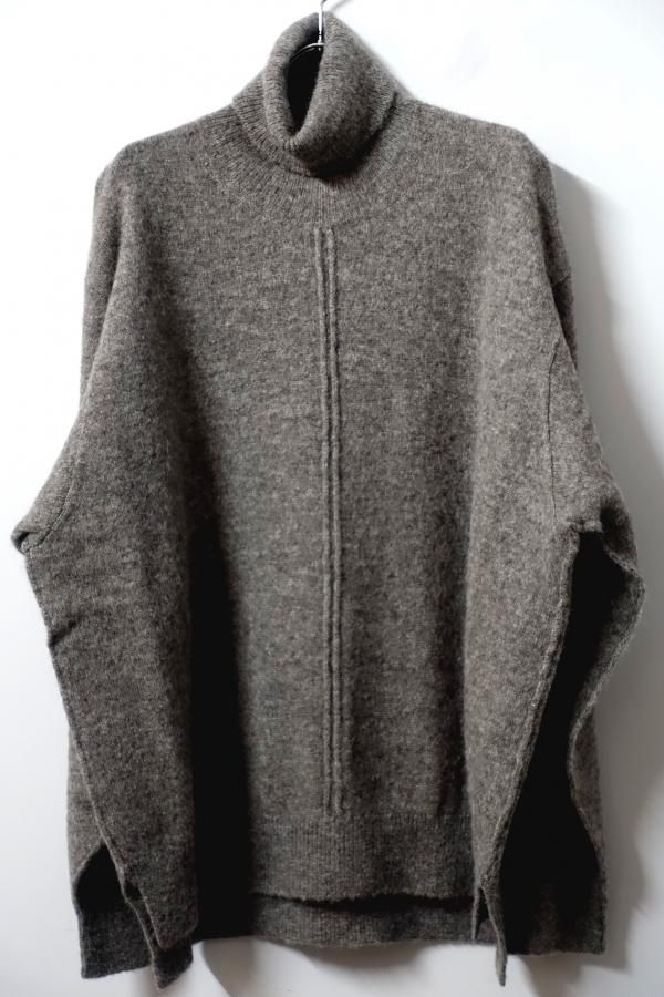 yuki☆ 自己紹介読んで下さい。 専用stein knit ssstein / シュタイン】COTTON DOUBLE KNIT TUCKED CREW NECK LS