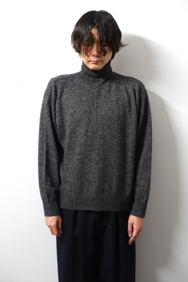 最終値下げ ribbon point turtle knit tops gray ribbon point turtle knit tops – BUNNY APARTMENT