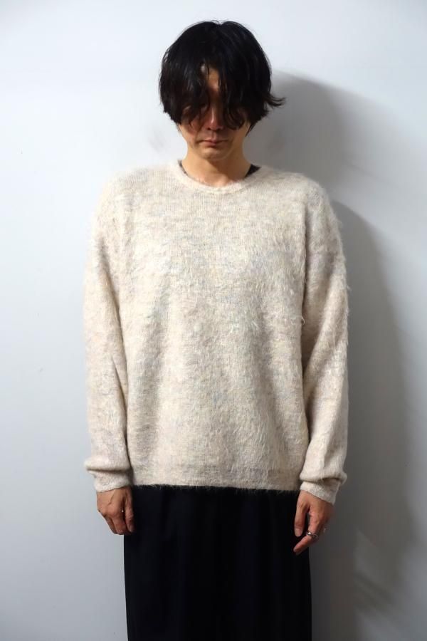 トップス ssstein Super Kid Mohair Knit Crew Neck ssstein - 【残り一点】Super Kid Mohair Knit Crew Neck LS