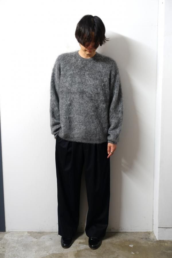 ssstein(シュタイン)/KID MOHAIR KNIT CREW NECK LS/GREY 通販